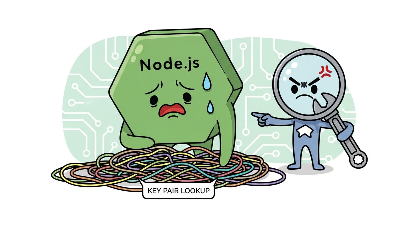 Node.js 버전으로 인한 키 쌍 조회 실패 디버깅 회고