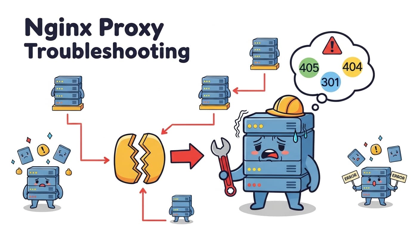 Nginx 프록시 설정 문제 해결기