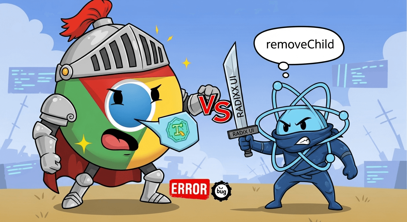 React와 Chrome 번역 기능의 전쟁